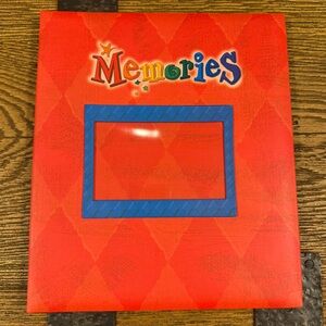 Red 'Memories' Scrapbook Album